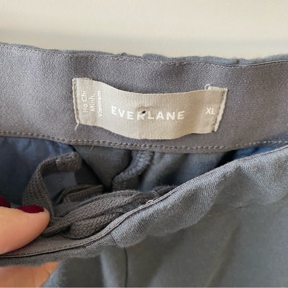 EVERLANE The Dream Pant in Slate Gray Stretch Structured XL - Picture 7 of 11